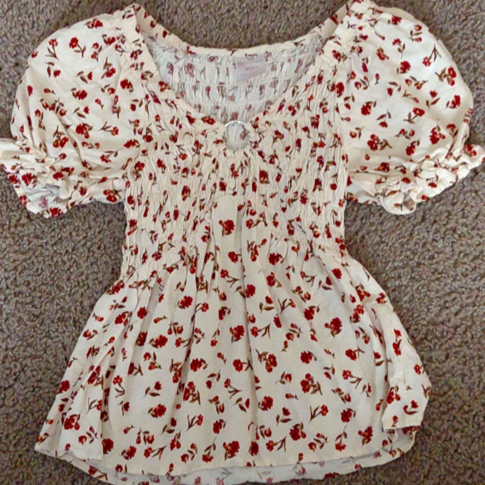 Puffy sleeve top